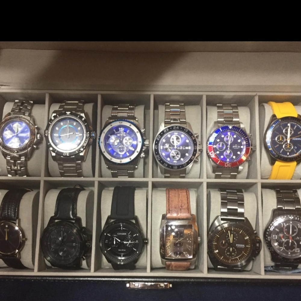 10 Watch leather display case organizer - Picture 3 of 5